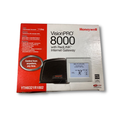 Honeywell Visionpro8000 Redlink Programmable Touchscreen Wireless